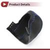 HEROFFIX 1 Set Gear Shift Knob Cover for Acura TL 2009-2014 Stick Shifting Handle Protector Pebbled Black Blue Faux Leather view 4