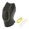 RATCHROLL Gear Shift Knob Cover for Ford Focus 2012-2018 Anti-Slip Stick Shifting Handle Protector Faux Leather 1 Pc Black Carbon Fiber Yellow view 1