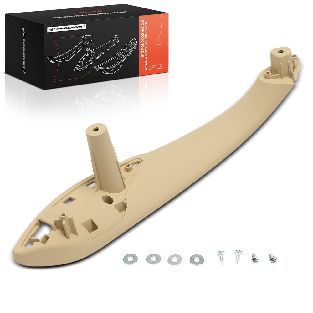 A-Premium Door Armrest Compatible with BMW 320i, 328d, 328i, 330e, 330i, 335i, 340i, 320i 328d 328i 330e 330i 335i 340i xDrive, ActiveHybrid 3, Rear Left Driver Side, Beige