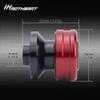 MotHeart M8 Motorcycle Swingarm Spools For Monkey 125 2018-2025 CNC Aluminum Paddock Stand Sliders for Rear Swingarm Protection (See details below) monkey 125 Accessories (Red) view 3