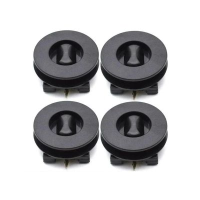 YYTQP 4 Set Mat Carpet Clips Fixing Grips Clamps Floor Holders Sleeves, Interior Floor Mat Non-Slip Fasteners Accessories, Foot Pad Buckle Set, Universal for Cars Portable Fixing Device