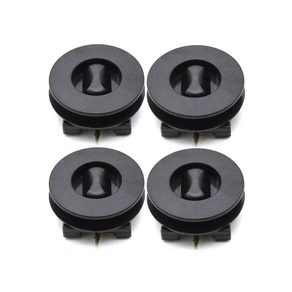 YYTQP 4 Set Mat Carpet Clips Fixing Grips Clamps Floor Holders Sleeves, Interior Floor Mat Non-Slip Fasteners Accessories, Foot Pad Buckle Set, Universal for Cars Portable Fixing Device