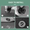 YYTQP 4 Set Mat Carpet Clips Fixing Grips Clamps Floor Holders Sleeves, Interior Floor Mat Non-Slip Fasteners Accessories, Foot Pad Buckle Set, Universal for Cars Portable Fixing Device view 4