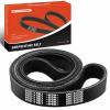 A-Premium Serpentine Belt 61.51 In Heavy-Duty For Volvo, Freightliner, Sterling Truck, International Harvester, Mack Cars - FE, M2 100 106, 2574, 2575, 2674, 5000, 5070, 8100, 8200 & More view 1