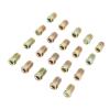 Brake Line Nuts Fittings, M10 X 1mm Metric, Metal, 3/8 Inch Threads, Fits 3/16 Inch Brake Pipes, 20 Pieces view 1
