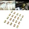 Brake Line Nuts Fittings, M10 X 1mm Metric, Metal, 3/8 Inch Threads, Fits 3/16 Inch Brake Pipes, 20 Pieces view 4