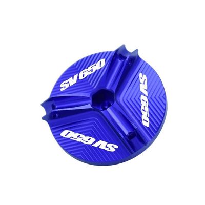 for Su&zuki SV650 SV650S SV650A SV650X Motorcycle Engine CNC Aluminum Oil Drain Sump Nut Cup Cover Oil Filler Cap Motorcycle Oil Filler Cup Cap
