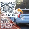 Screaming is Self Care Magnet - Funny Animal Quote Magnet - Motivational Refrigerator Magnet - Unique Gift Idea - Office Decor Magnet Decorative Magnet AAMT0829 view 3
