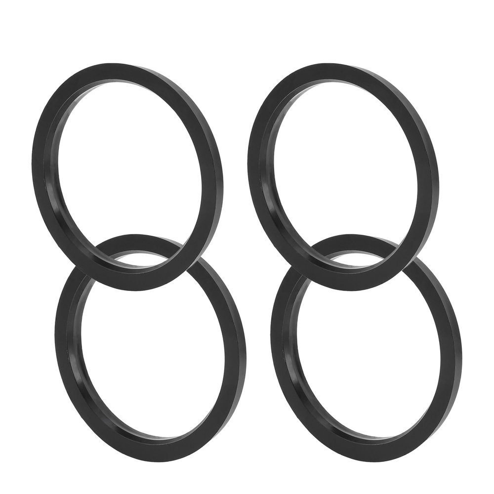 TUCKBOLD Car Wheel Hub Centric Rings Durable Wheels Center Shaft Shock Absorbing Hubrings Black 4 Pcs OD 112.1mm to ID 95.1 mm Polycarbonate