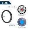 TUCKBOLD Car Wheel Hub Centric Rings Durable Wheels Center Shaft Shock Absorbing Hubrings Black 4 Pcs OD 112.1mm to ID 95.1 mm Polycarbonate view 3
