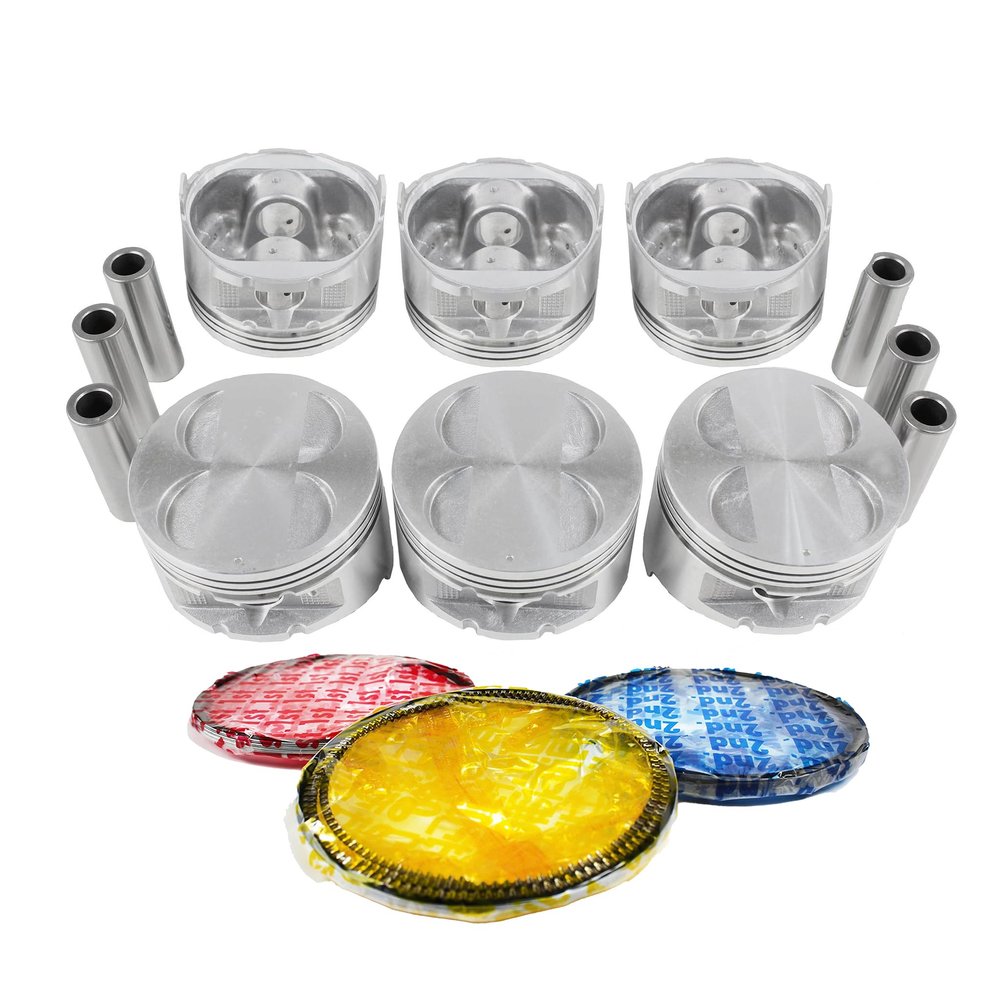 Mizumo Auto MA-5741124649-2 Pistons w/Rings Compatible with 96-97 Acura 3.2L V6 SOHC 24v 6VD1