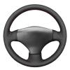 MEWANT DIY Stitching Steering Wheel Cover Wrap for Peugeot 206 2007-2009 / Peugeot 207 / Citroen C2 / 206 Steering Wheel Accessories for Peugeot 206 view 1