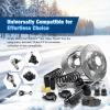 Alternator and Air Conditioning Accessory Drive Belt for Dodge Coronet 1966 view 4