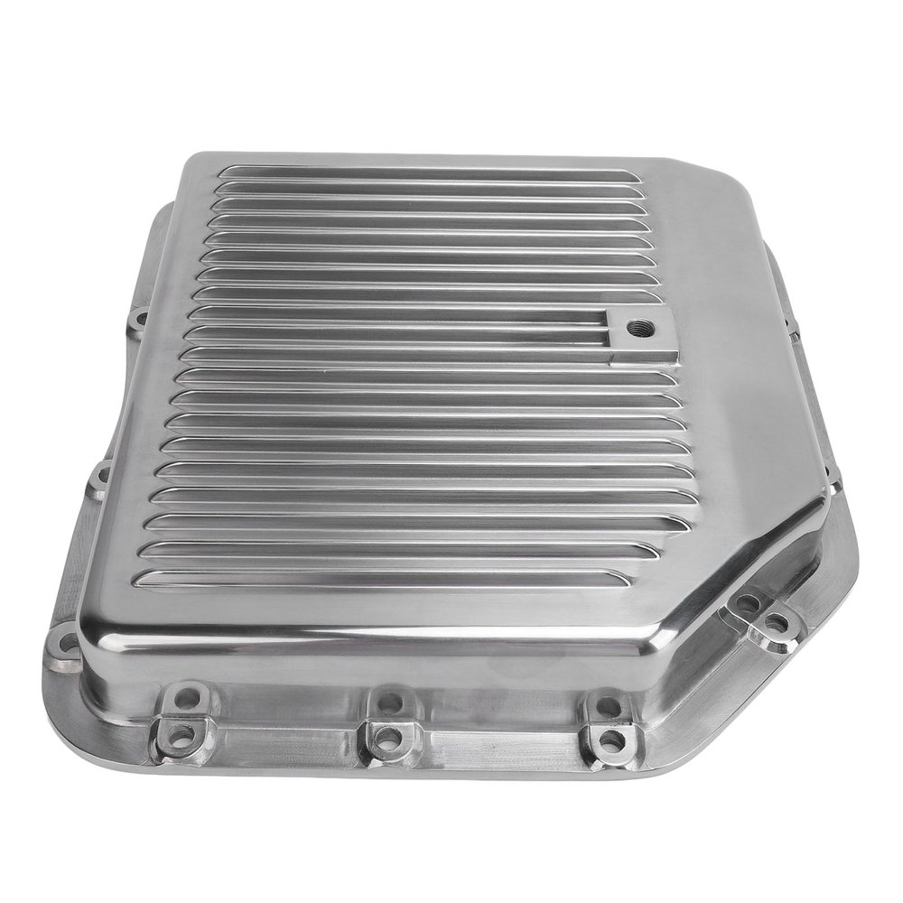 Aramox TH350 Transmission Pan, Metal Sealing Protection, Replacement Part 8491 Compatible with Turbo 350 transmissions