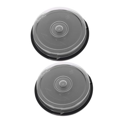 Uonlytech 2pcs Cd Storage Box Portable Plastic Dvd Holder for Discs Lightweight and Sturdy Organizer for Home Office Travel Use Efficiently Maximize Storage Space