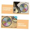 Uonlytech 2pcs Cd Storage Box Portable Plastic Dvd Holder for Discs Lightweight and Sturdy Organizer for Home Office Travel Use Efficiently Maximize Storage Space view 4