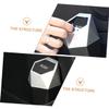 Beatifufu 2pcs Car Garbage Organizer Bin with Lid Mini Trash Can for Center Console Portable Vehicle Waste Container Car SUV and Truck Use view 4