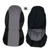 Universal Front Seat Cover for Trucks, Sponge Nylon Mesh Protector view 2