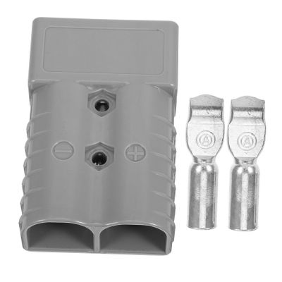 PLAFOPE 350a Power Pole Connector Gray Plug Contacts for Solar Systems Caravans and Heavy-Duty Applications