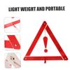 PartyKindom Emergency Reflective Triangle Warning Sign for Vehicles Sturdy Lightweight Car Breakdown Safety Signal for Roadside Assistance Construction Use view 2