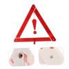 PartyKindom Emergency Reflective Triangle Warning Sign for Vehicles Sturdy Lightweight Car Breakdown Safety Signal for Roadside Assistance Construction Use view 4