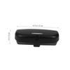 SEWOART Car Sunglasses Holder Case for Sun Visor, Black Plastic Clip view 2