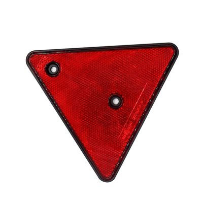 JECOMPRIS Red Triangle Reflector Board 3-Piece Set Automotive Safety Warning Sign for Trucks and Cars Sturdy Reflective Material for Enhanced Visibility