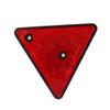 JECOMPRIS Red Triangle Reflector Board 3-Piece Set Automotive Safety Warning Sign for Trucks and Cars Sturdy Reflective Material for Enhanced Visibility view 1