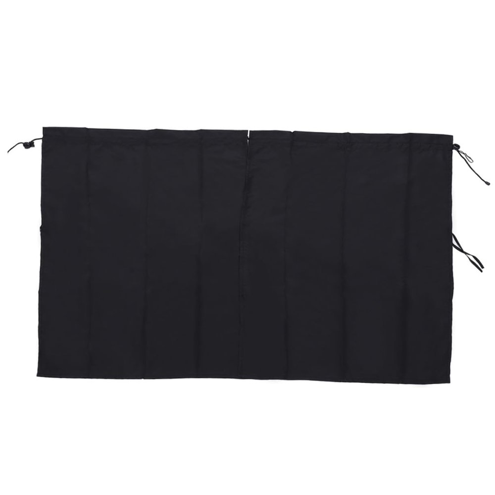 Car Privacy Curtain Divider for Vehicles, Breathable Black Pongee
