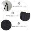 Car Privacy Curtain Divider for Vehicles, Breathable Black Pongee view 3