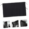 Car Privacy Curtain Divider for Vehicles, Breathable Black Pongee view 4