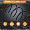 DMiotech Silicone Vacuum Tubing Hose Line, 6.6Ft 3/16"(5mm) Automotive Replacement Vacuum Hose, 2.5mm Wall Thickness High Temperature Vacuum Tube 130 PSI Max Pressure, Black view 4