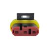 bodateng LIHUA 1/5/10 PCS 3 Pin Automotive Connector Sealed Water Proof Plug with Terminals 282087-1 282105-1(1PCS) view 2