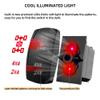 4x4 Rocker Switch with Jumper Wires, 12V/20A 24V/10A 5 Pin SPST ON Off, Marine Heavy Duty Toggle Switch, Boat Laser Etched LED Rocker Switch for RZR 4Runner 2X4 RV ATV UTV Truck Off Road (Red) view 4
