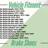 Rear Drum Brake Shoes Set for Pontiac Firebird 5.7L view 2