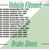 Rear Drum Brake Shoes Set for Pontiac Firebird 5.7L view 4