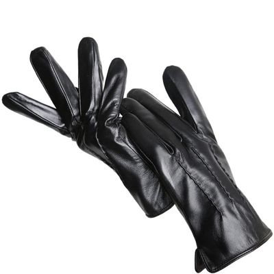 DUYHBAWRS Winter Men's Gloves Motorcycle Driving Leather Gloves Outdoor Men's Leather Gloves(10)
