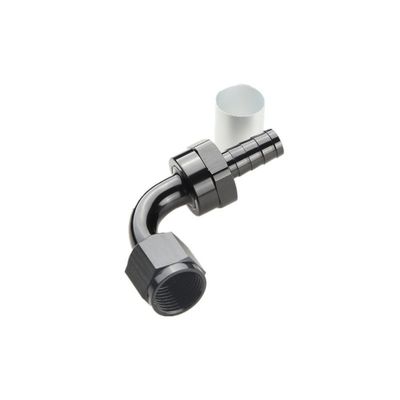 US SHIP -6AN AN6 90 Degree ProClassic Crimp Aluminum Fuel Hose End Fitting Black