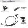 RATCHROLL ABS Wheel Speed Sensor Front Left ABS Sensor Anti-lock Braking System Sensor No.9567125000 for Hyundai Accent 2000-2002 view 4