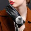DUYHBAWRS Glove Women's Winter Thickening Warm Continuous Finger Gloves Touch Screen Gloves(M Code) view 3
