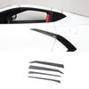 Daeiclru Exterior Door Handle Cover Trim Compatible with Chevrolet Corvette C8 Stingray 2020-2024, Side Fender Vent Door Garnish Strip Protector Accessories (Black) view 1