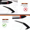 Daeiclru Exterior Door Handle Cover Trim Compatible with Chevrolet Corvette C8 Stingray 2020-2024, Side Fender Vent Door Garnish Strip Protector Accessories (Black) view 2