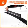 Daeiclru Exterior Door Handle Cover Trim Compatible with Chevrolet Corvette C8 Stingray 2020-2024, Side Fender Vent Door Garnish Strip Protector Accessories (Black) view 4
