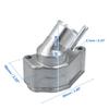 X A-utohaux Car Engine Coolant Thermostat Housing Assembly 90501081 Compatible with O-pel Astra F G H O-mega B Calibra A 1993-2010 view 4