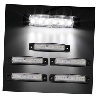 BELLIFFY 2pcs Led Semi Truck Trailer Side Light Signal Lights Easy Install Bright Illumination