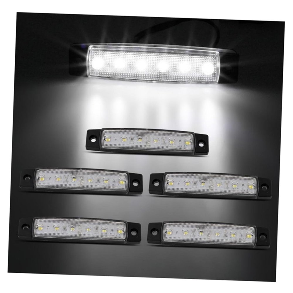 BELLIFFY 2pcs Led Semi Truck Trailer Side Light Signal Lights Easy Install Bright Illumination
