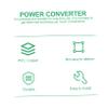 PLAFOPE 5v Power Converter Car Lighter to USB Adapter Travel Power Adapter for Europe Car Charger view 3