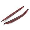 Cnaloo12 Automative Headlight Lamp Eyebrow Eye Lid Cover Trim Decor for VW Polo Mk5 6R 6C 2011-2017, Glossy Black view 4