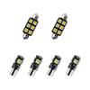 8X-SPEED 6PCS Led Interior Light 5050 bulbs Kit for BMW X6 G06 2019-2023, Used for Car Interior/Indoor Map Dome/Trunk/License Lights, Etc. (White) view 1