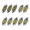 8X-SPEED 10PCS Led Interior Light 5050 bulbs Kit for BMW 3series E36 1992-1999 318I,318IS,318TI,323I,323IS,328I,328IS, Used for Car Interior/Indoor Map Dome/Trunk/License Lights, Etc. (White) view 1